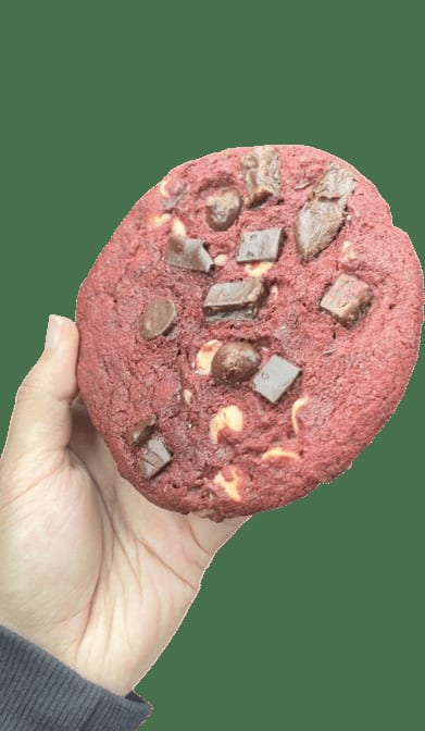 Red Velvet Cookies.